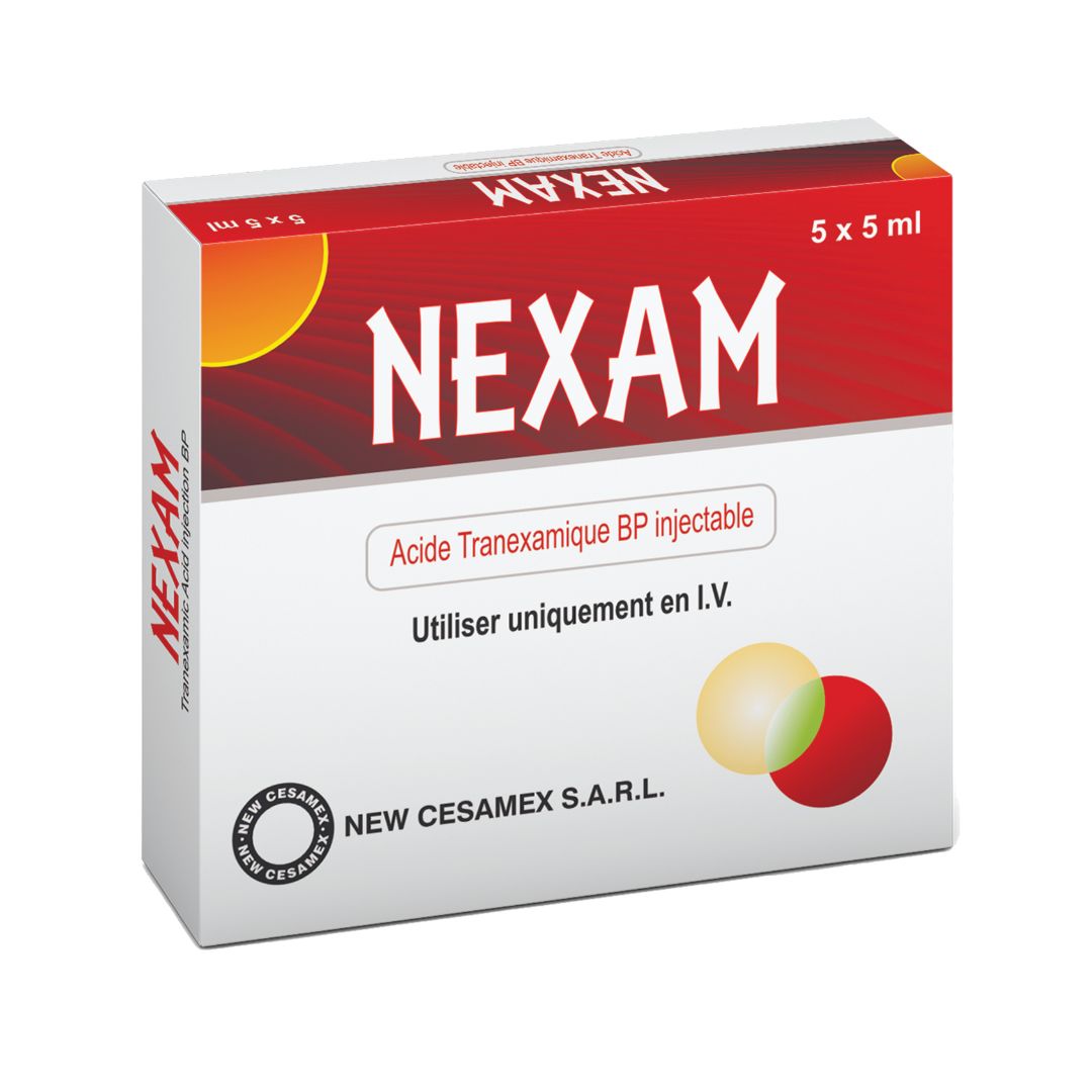 NEXAM (ACID TRANEXAMIQUE) 5ML INJ